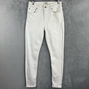 Agolde Jeans Sophie High Rise Skinny Crop Women's White Size 26*